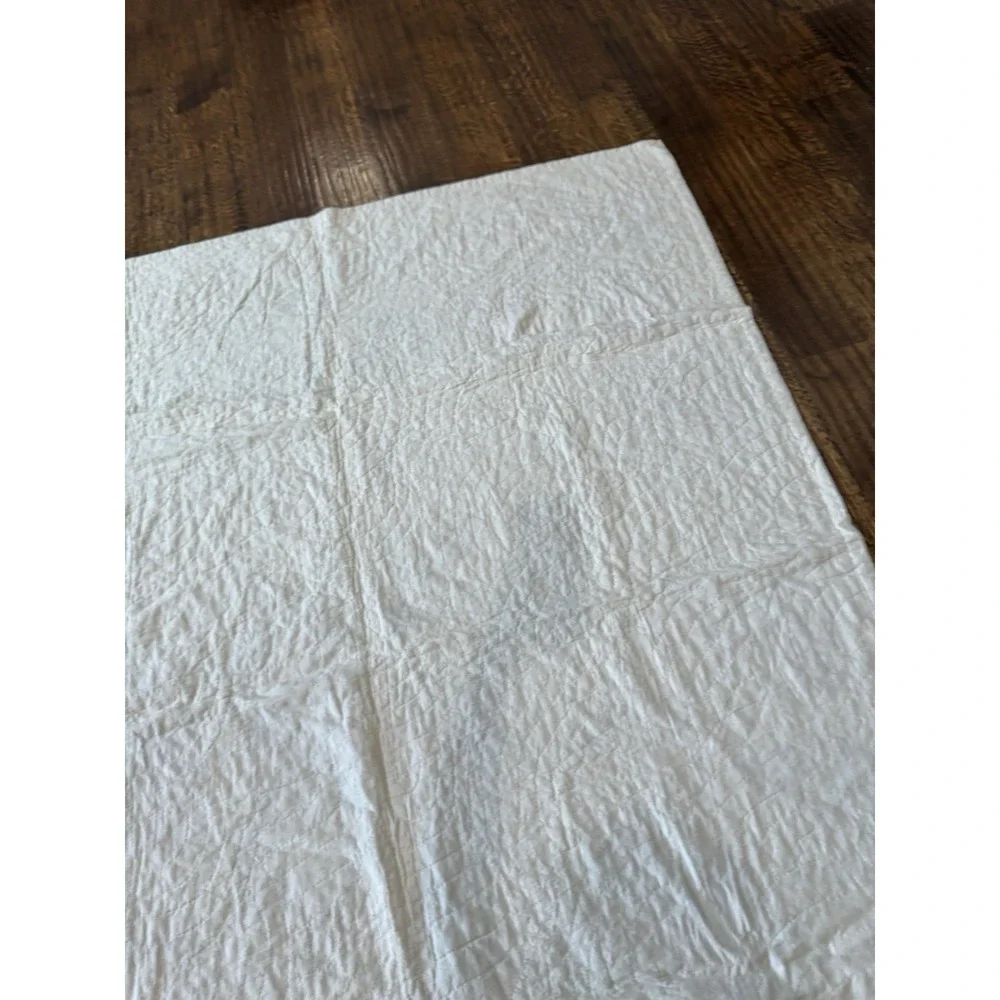 Vintage Handmade Patchwork Quilt Rob Peter to Pay Paul Twin 80x61 Hand Quilted